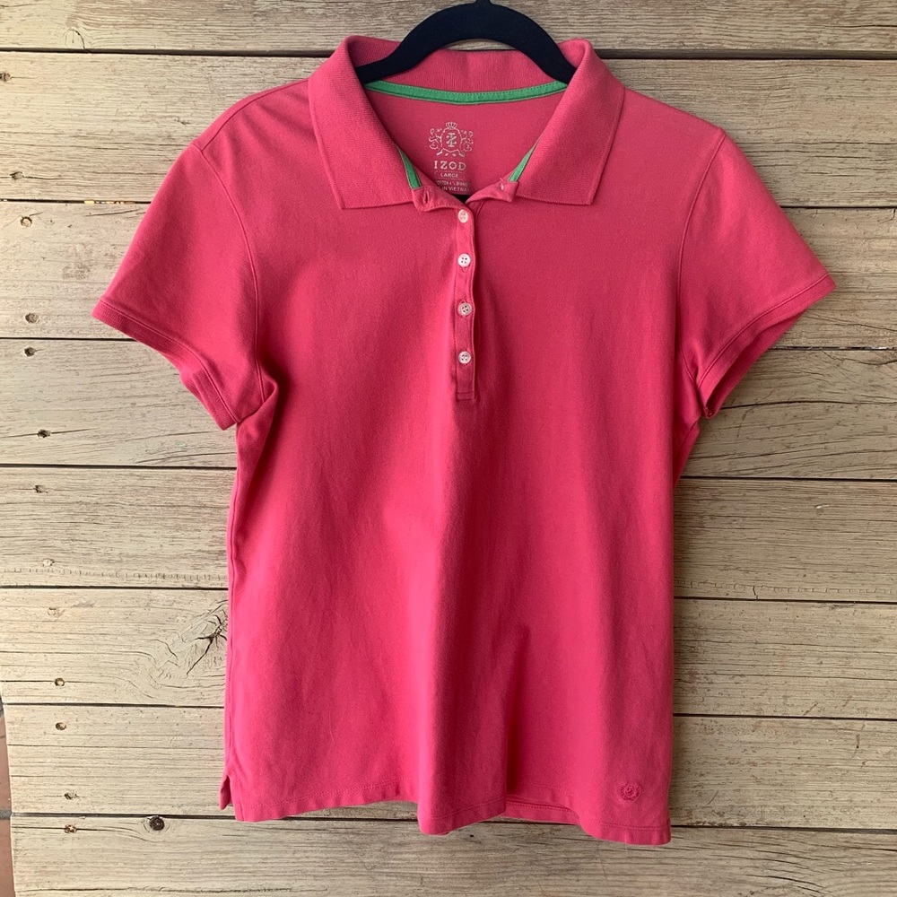 Hot Pink Izod Polo SzL